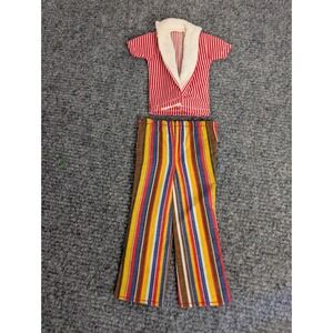 Vintage 1960's Ken Doll Clothes barbie Mattel Striped Shirt & Pants